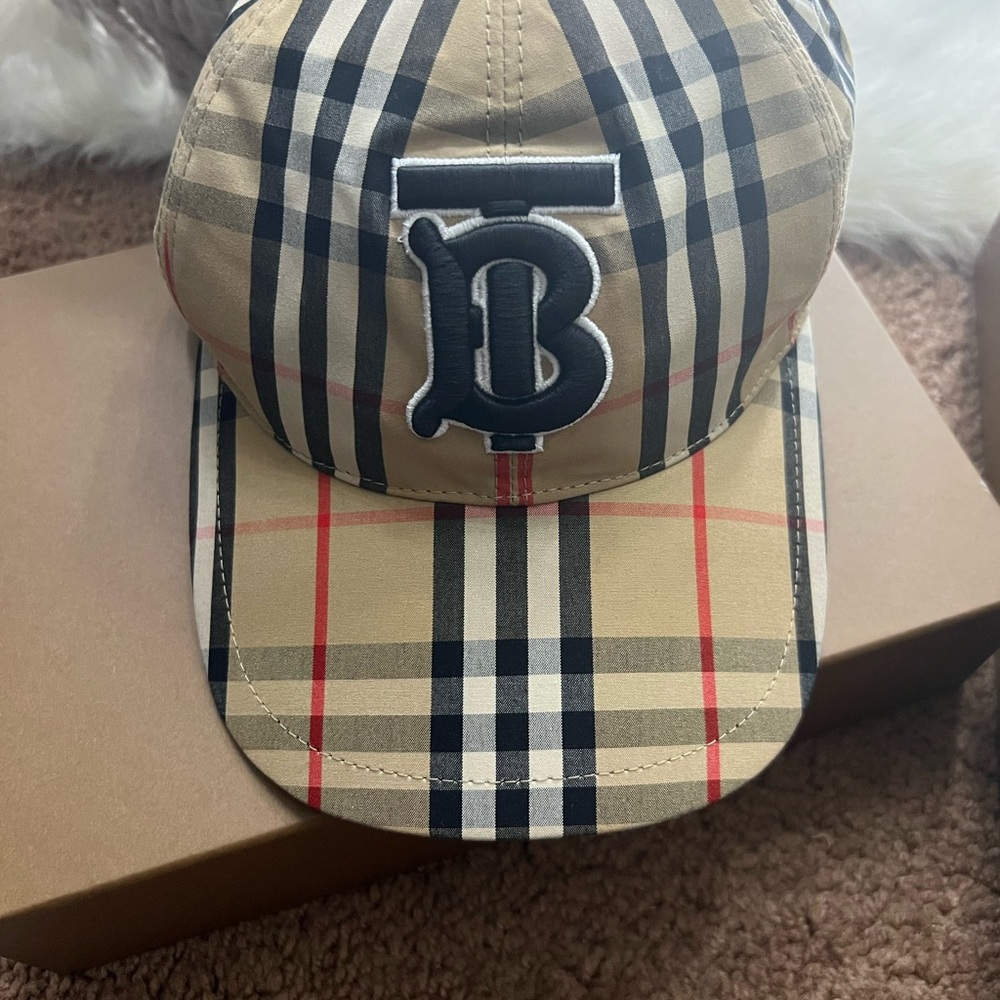 Burberry Monogram Beige Cap
